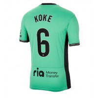 Pánský Fotbalový dres Atletico Madrid Koke #6 2023-24 Třetí Krátký Rukáv